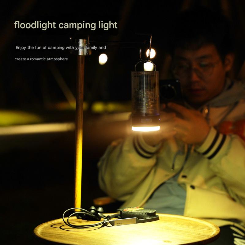 Multifunctional outdoor camping light colorful lighting camping light tent light portable retractable light romantic string atmosphere light