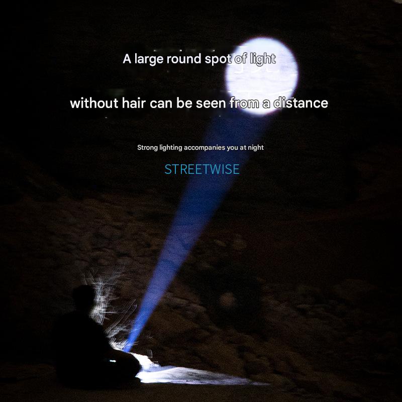 Small strong light flashlight rechargeable super bright portable long-lasting outdoor long-range special LED lighting
