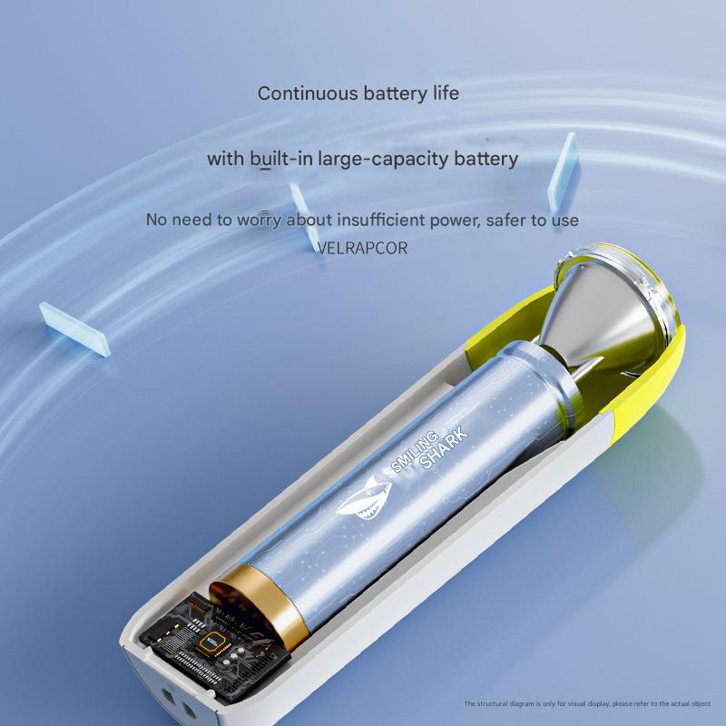 Colorful children's mini flashlight portable rechargeable small flashlight three-speed adjustment