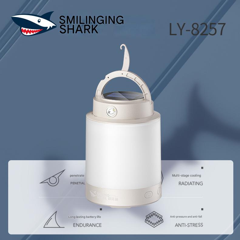 Multifunctional solar camping light, split double light design with output, colorful outdoor camping light