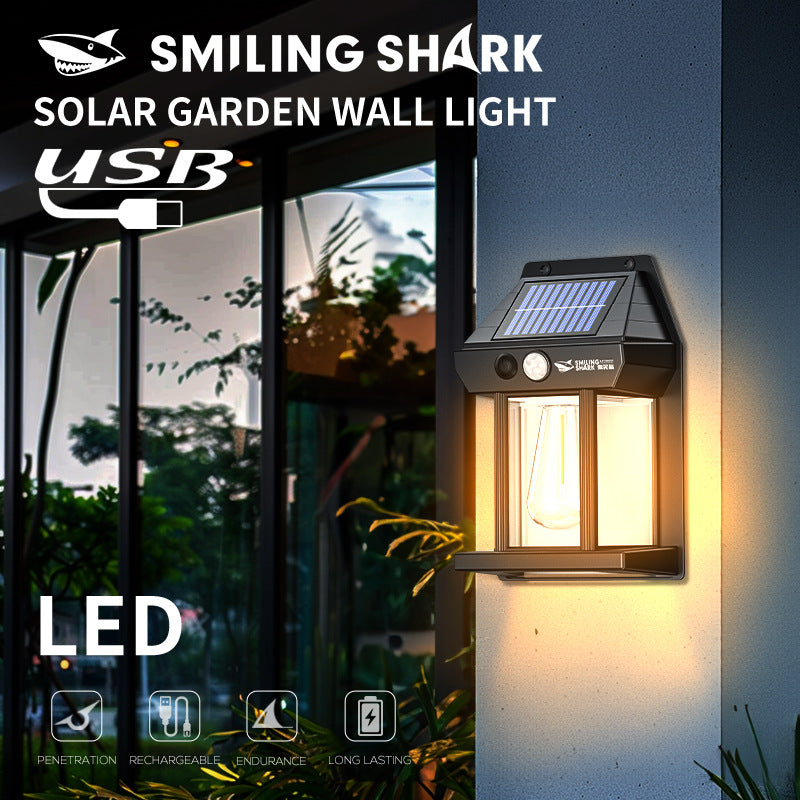 Solar sensing light outdoor wall light balcony light LED