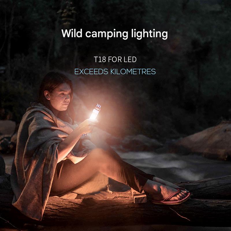 Camping tent mosquito repellent lamp led rechargeable emergency lighting outdoor multi-function camping lamp swimming camp flashlight