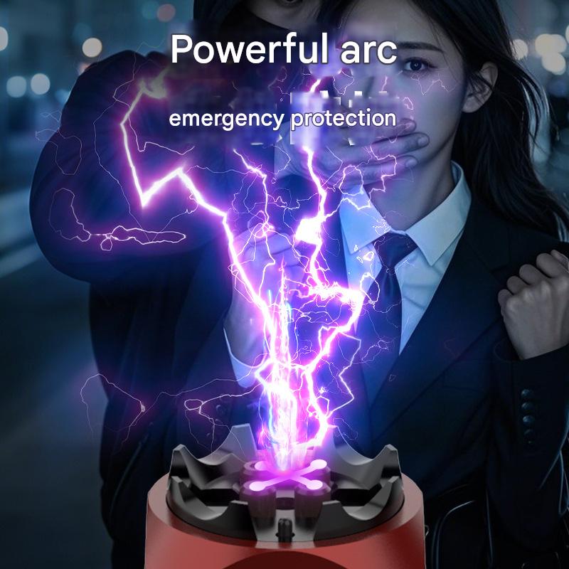 Portable arc flashlight outdoor self-defense girls rechargeable flashlight hotel infrared inspection flashlight