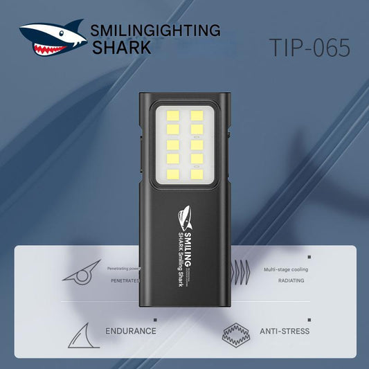 Multifunctional mini work light COB floodlight four-speed adjustment portable flashlight outdoor running portable light