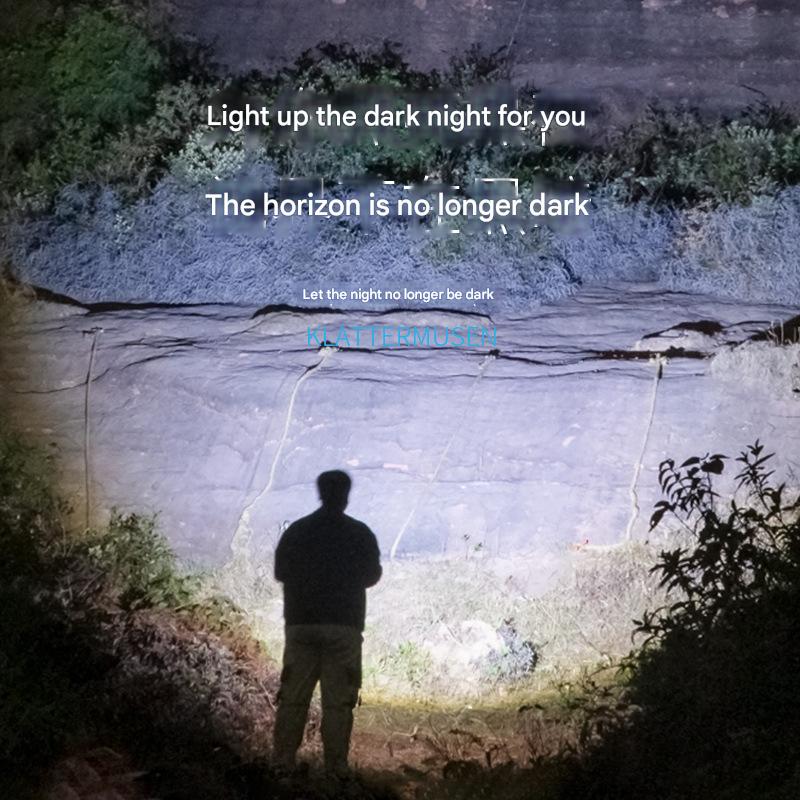 Small strong light flashlight rechargeable super bright portable long-lasting outdoor long-range special LED lighting