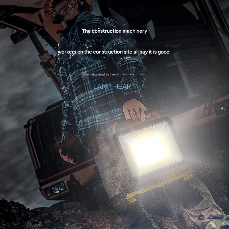 Site maintenance lighting photography photography fill light floodlight portable light waterproof solar charging floodlight