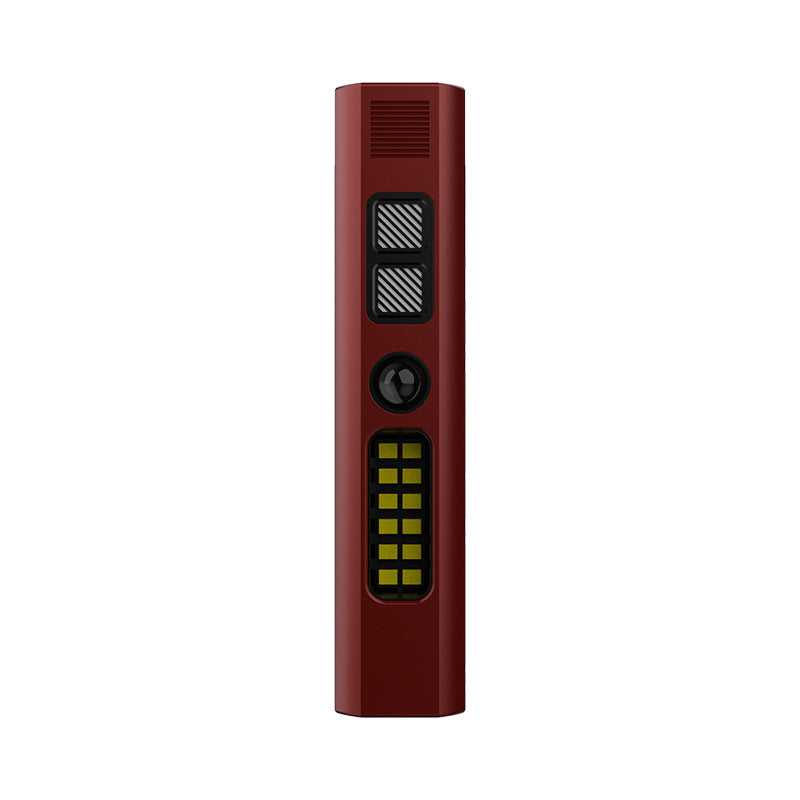 Portable arc flashlight outdoor self-defense girls rechargeable flashlight hotel infrared inspection flashlight
