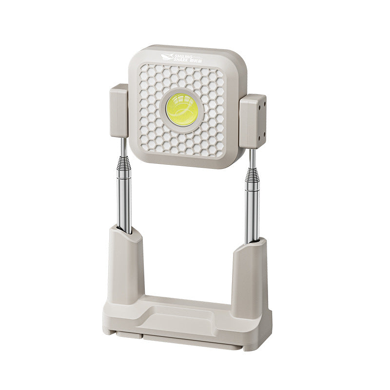 Outdoor telescopic solar powered high brightness floodlight three color light source floodlight