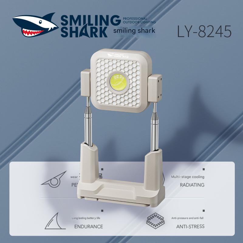 Outdoor telescopic solar powered high brightness floodlight three color light source floodlight