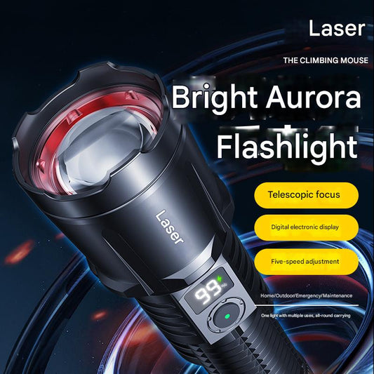 2025 outdoor radium laser L7 zoom long-range flashlight