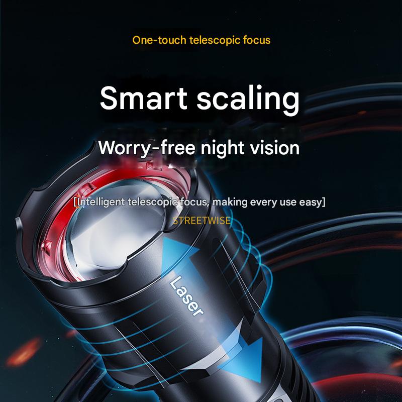 2025 outdoor radium laser L7 zoom long-range flashlight