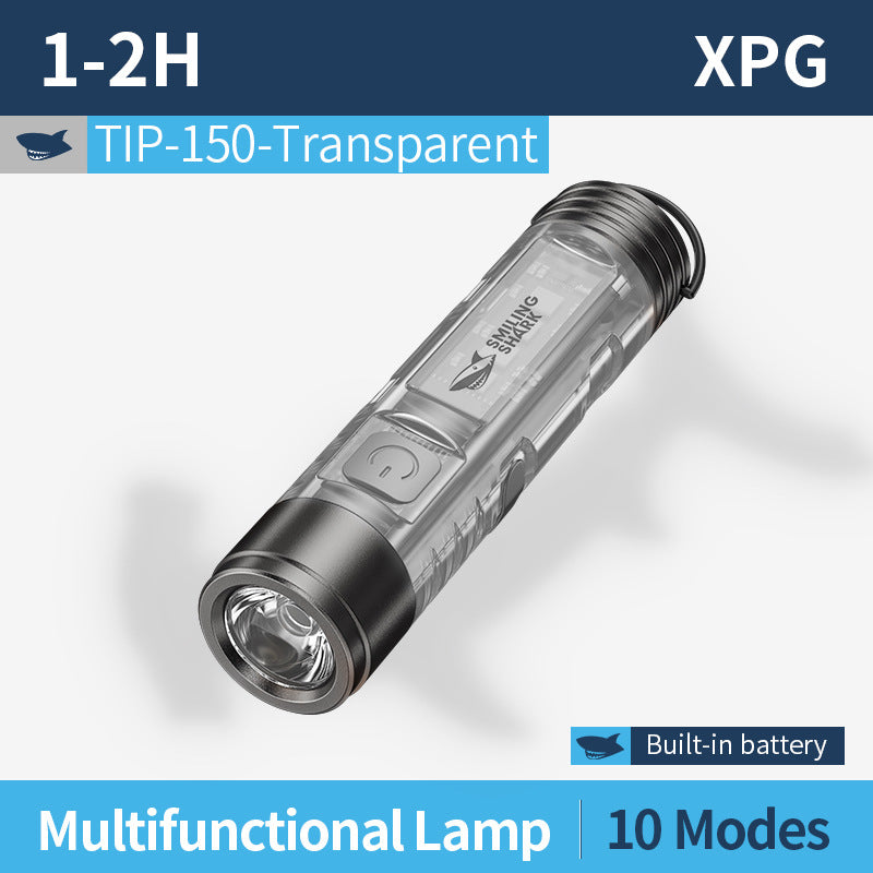 Lightweight mini flashlight charging keychain atmosphere