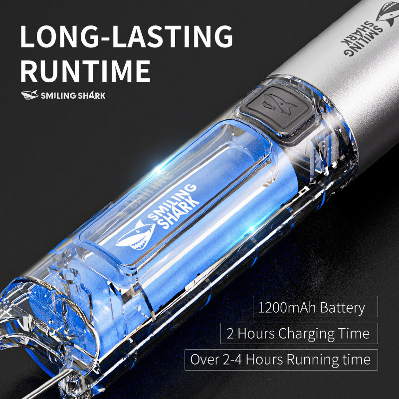 Outdoor multi-function rechargeable strong light flashlight