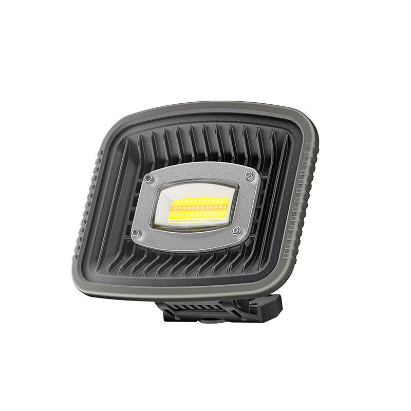 Strong magnetic outdoor floodlight COB camping tent light multi-position camp site factory lighting