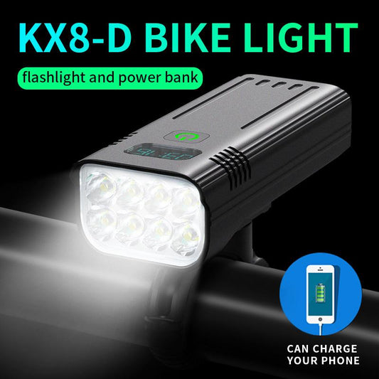 Bicycle light headlight rechargeable strong light flashlight cycling equipment bicycle night riding accessories light mountain bike light