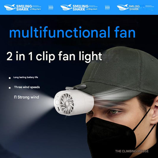 Flashlight multifunctional fan light portable outdoor student fan lighting camping light